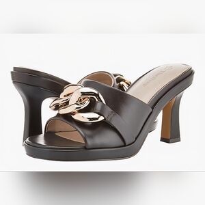 The Drop Women's Zena Buckle Heel Sandal #776